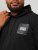 Jack & Jones JJLOCK SWEAT HOOD Black - Hupparit ja collegepaidat - Miesten hupparit ja collegepaidat isot koot