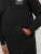 Jack & Jones JJLOCK SWEAT HOOD Black - Hupparit ja collegepaidat - Miesten hupparit ja collegepaidat isot koot