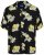 Jack & Jones JORLUKE FLORES Resort Shirt Black - Kauluspaidat - Miesten isot kauluspaidat 2XL – 8XL
