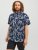 Jack & Jones JORCRAYON AOP Shirt Navy - Kauluspaidat - Miesten isot kauluspaidat 2XL – 8XL
