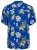 Jack & Jones JORLUKE FLORES Resort Shirt Nautical Blue - Kauluspaidat - Miesten isot kauluspaidat 2XL – 8XL