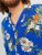 Jack & Jones JORLUKE FLORES Resort Shirt Nautical Blue - Kauluspaidat - Miesten isot kauluspaidat 2XL – 8XL