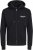 Jack & Jones ESTERBRO Zip Hoodie Black - Hupparit ja collegepaidat - Miesten hupparit ja collegepaidat isot koot