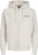 Jack & Jones ESTERBRO Zip Hoodie Light Grey - Hupparit ja collegepaidat - Miesten hupparit ja collegepaidat isot koot