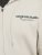 Jack & Jones ESTERBRO Zip Hoodie Light Grey - Hupparit ja collegepaidat - Miesten hupparit ja collegepaidat isot koot