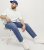 Jack & Jones GLENN ORIGINAL MF 071 Jeans Blue Denim - Farkut ja housut - Miesten isot farkut ja isot housut W40-W70