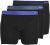 Jack & Jones Nick Bamboo Trunks 3-Pack Violet/Dazzling blue - Alusvaatteet & uimavaatteet - Miesten Isot alusvaatteet 