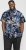 Jack & Jones Hawaii AOP Shirt Blue - Kauluspaidat - Miesten isot kauluspaidat 2XL – 8XL