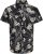 Jack & Jones Hawaii AOP Shirt Black - Kauluspaidat - Miesten isot kauluspaidat 2XL – 8XL