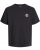  Jack & Jones Jackie Crew Neck T-Shirt Black - T-paidat - Isot T-paidat 2XL – 14XL