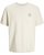 Jack & Jones Jackie Crew Neck T-Shirt Moonbeam - T-paidat - Isot T-paidat 2XL – 14XL