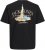 Jack & Jones Boston Photo Crew Neck T-Shirt Black - T-paidat - Isot T-paidat 2XL – 14XL