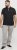 Jack & Jones Fusion Pique Zipper Polo Black - Pikeepaidat - Miesten isot pikeepaidat
