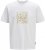 Jack & Jones Tarmac Camo Crew Neck T-Shirt Bright White - T-paidat - Isot T-paidat 2XL – 14XL