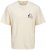 Jack & Jones Bellagio Collage Crew Neck T-Shirt Antique White - T-paidat - Isot T-paidat 2XL – 14XL