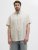 Jack & Jones Summer Shield Short Sleeve Shirt White Pepper - Kauluspaidat - Miesten isot kauluspaidat 2XL – 8XL