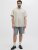 Jack & Jones Summer Shield Short Sleeve Shirt White Pepper - Kauluspaidat - Miesten isot kauluspaidat 2XL – 8XL
