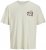 Jack & Jones Fuji Crew Neck T-Shirt Antique White - T-paidat - Isot T-paidat 2XL – 14XL
