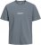 Jack & Jones Lington Back And Front Print Crew Neck T-Shirt Grey - T-paidat - Isot T-paidat 2XL – 14XL