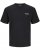 Jack & Jones Zekiel Crew Neck T-Shirt Black - T-paidat - Isot T-paidat 2XL – 14XL