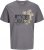 Jack & Jones Jaxon Crew Neck T-Shirt Castlerock - T-paidat - Isot T-paidat 2XL – 14XL