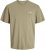Jack & Jones Ayce Crew Neck T-Shirt Beige - T-paidat - Isot T-paidat 2XL – 14XL