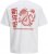 Jack & Jones Snake Dragon Crew Neck T-Shirt Bright White - T-paidat - Isot T-paidat 2XL – 14XL
