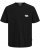  Jack & Jones Tavira Type Crew Neck T-Shirt Black - T-paidat - Isot T-paidat 2XL – 14XL