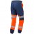 Leo Hawkridge Ecoviz High Performance 4X Stretch Trouser Hi-Vis Orange/Navy Print - Työvaatteet - Miesten Työvaatteet Isot Koot - 2XL-10XL