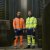 Leo Hawkridge Ecoviz High Performance 4X Stretch Trouser Hi-Vis Orange/Navy Print - Työvaatteet - Miesten Työvaatteet Isot Koot - 2XL-10XL