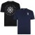 Kam Jeans 5348 T-shirt Vintage/Denim Twin Pack - T-paidat - Isot T-paidat 2XL – 14XL