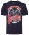Kam Jeans 5712 Twin Pack Motorcycle/Cycle Print Tee Black and Navy - T-paidat - Isot T-paidat 2XL – 14XL