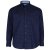 Kam Jeans 6158 Long Sleeve Dobby Embroidery Shirt Navy - Kauluspaidat - Miesten isot kauluspaidat 2XL – 8XL