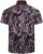 Kam Jeans 6330 AOP Floral Print Short Sleeve Shirt Navy - Kauluspaidat - Miesten isot kauluspaidat 2XL – 8XL