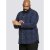 D555 Davenport Long Sleeve Shirt Navy - Kauluspaidat - Miesten isot kauluspaidat 2XL – 8XL