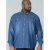D555 Adcock Long Sleeve Vintage Denim Shirt - Kauluspaidat - Miesten isot kauluspaidat 2XL – 8XL