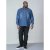 D555 Adcock Long Sleeve Vintage Denim Shirt - Kauluspaidat - Miesten isot kauluspaidat 2XL – 8XL