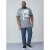 D555 Howie Fine Stripe T-shirt Grey - T-paidat - Isot T-paidat 2XL – 14XL