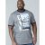 D555 Howie Fine Stripe T-shirt Grey - T-paidat - Isot T-paidat 2XL – 14XL