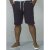 D555 Gareth Drawcord Shorts Navy - Collegehousut ja collegeshortsit - Miesten Isot collegehousut ja collegeshortsit