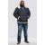 D555 Hudson Hooded Puffer Jacket Navy - Takit - Miesten Takit, isot koot – 2XL – 12XL