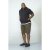 D555 Chemung Short Sleeve Hoodie Black - Hupparit ja collegepaidat - Miesten hupparit ja collegepaidat isot koot