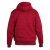 D555 Rylan Hoodie Red - Hupparit ja collegepaidat - Miesten hupparit ja collegepaidat isot koot