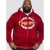 D555 Rylan Hoodie Red - Hupparit ja collegepaidat - Miesten hupparit ja collegepaidat isot koot