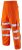 Leo Instow Breathable Executive Cargo Rain pants Hi-Vis Orange - Työvaatteet - Miesten Työvaatteet Isot Koot - 2XL-10XL