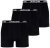 Lavecchia 1020 Boxershorts 3-pack Black - Alusvaatteet & uimavaatteet - Miesten Isot alusvaatteet 