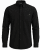 Motley Denim Lisbon Long Sleeve Shirt Black - Kauluspaidat - Miesten isot kauluspaidat 2XL – 8XL