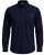 Motley Denim Lisbon Long Sleeve Shirt Navy - Kauluspaidat - Miesten isot kauluspaidat 2XL – 8XL