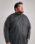 Motley Denim Lisbon Long Sleeve Shirt Charcoal - Kauluspaidat - Miesten isot kauluspaidat 2XL – 8XL