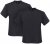 Adamo Marlon Comfort fit 2-pack T-shirt Charcoal - T-paidat - Isot T-paidat 2XL – 14XL